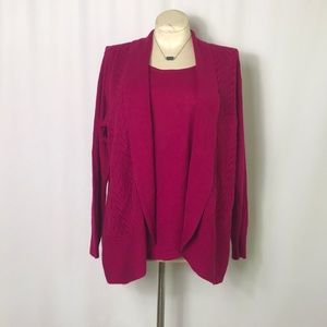 🌻 3/25 🌻 Napa Valley 2 pc Cardigan Cable Detail